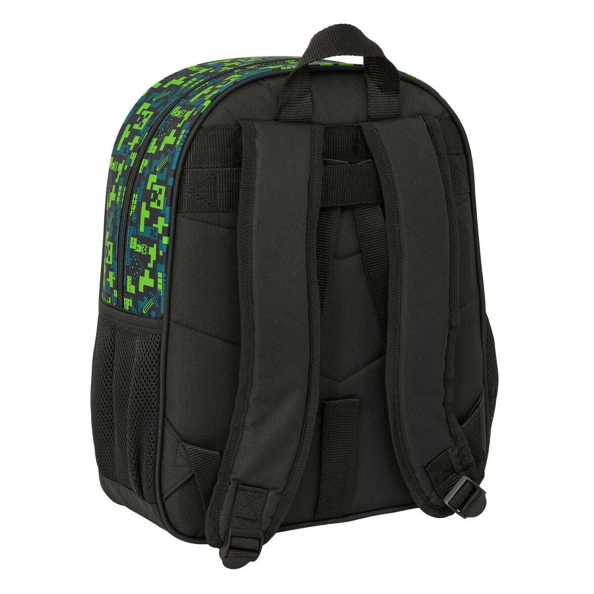 Mochila Escolar Minecraft Tnt Multicolor 32 x 38 x 12 cm