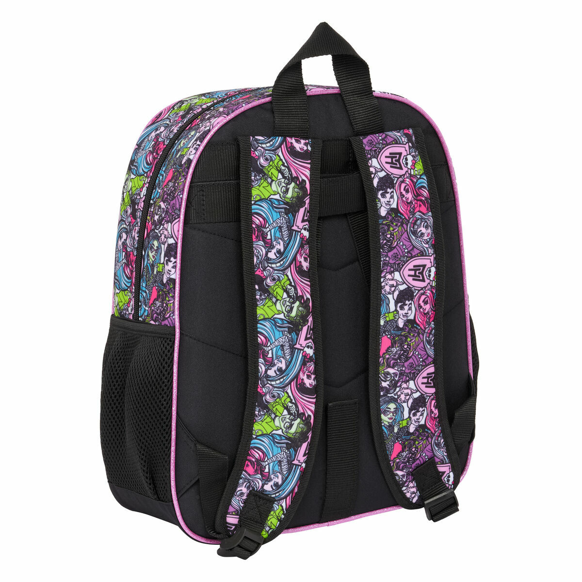Mochila Escolar Monster High Drama Multicolor 32 x 38 x 12 cm