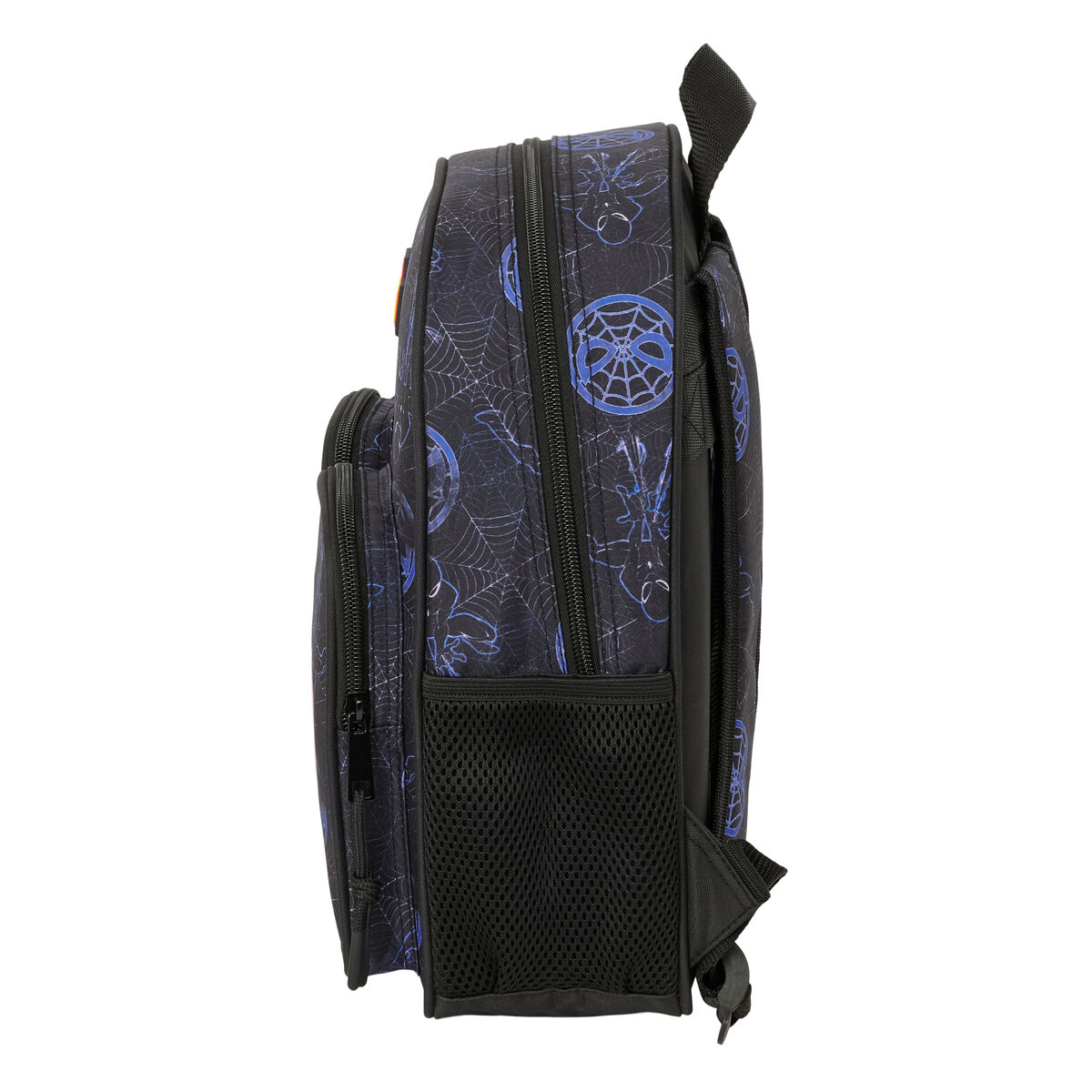 Mochila Escolar Spider-Man Attack Negro 27 x 33 x 10 cm