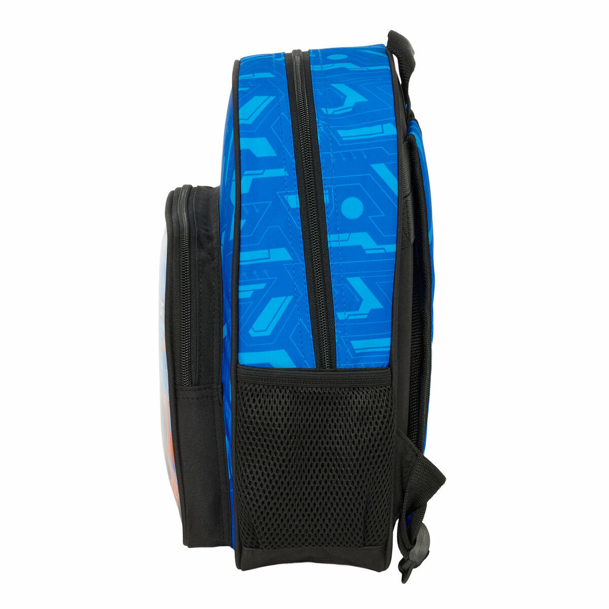 Mochila Escolar Hot Wheels Let's race Azul Negro 27 x 33 x 10 cm