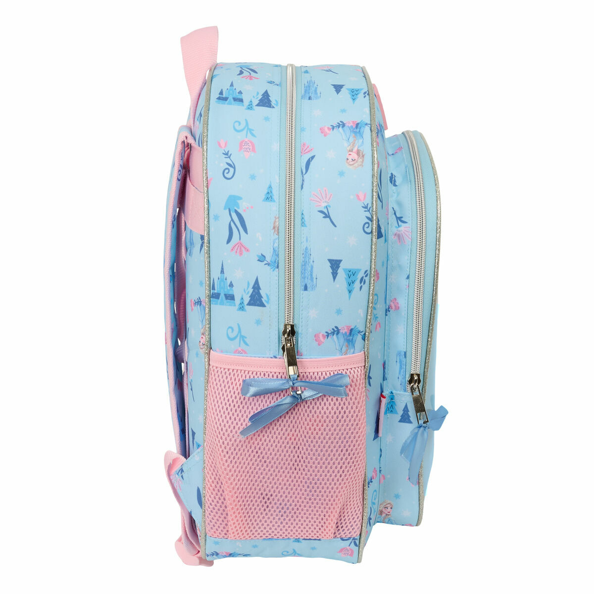 Mochila Escolar Frozen Ice magic Azul 32 x 38 x 12 cm