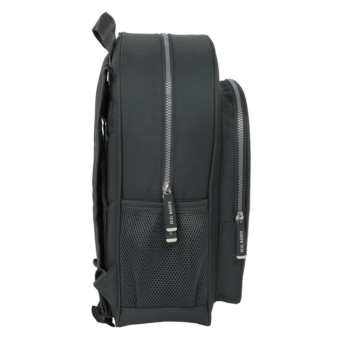 Mochila Escolar Real Madrid C.F. Gris 32 x 38 x 12 cm