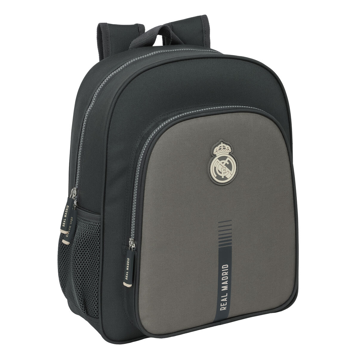Mochila Escolar Real Madrid C.F. Gris 32 x 38 x 12 cm