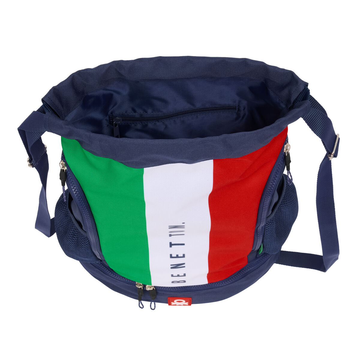 Bolsa Mochila con Cuerdas Benetton Flag Azul marino 35 x 40 x 1 cm
