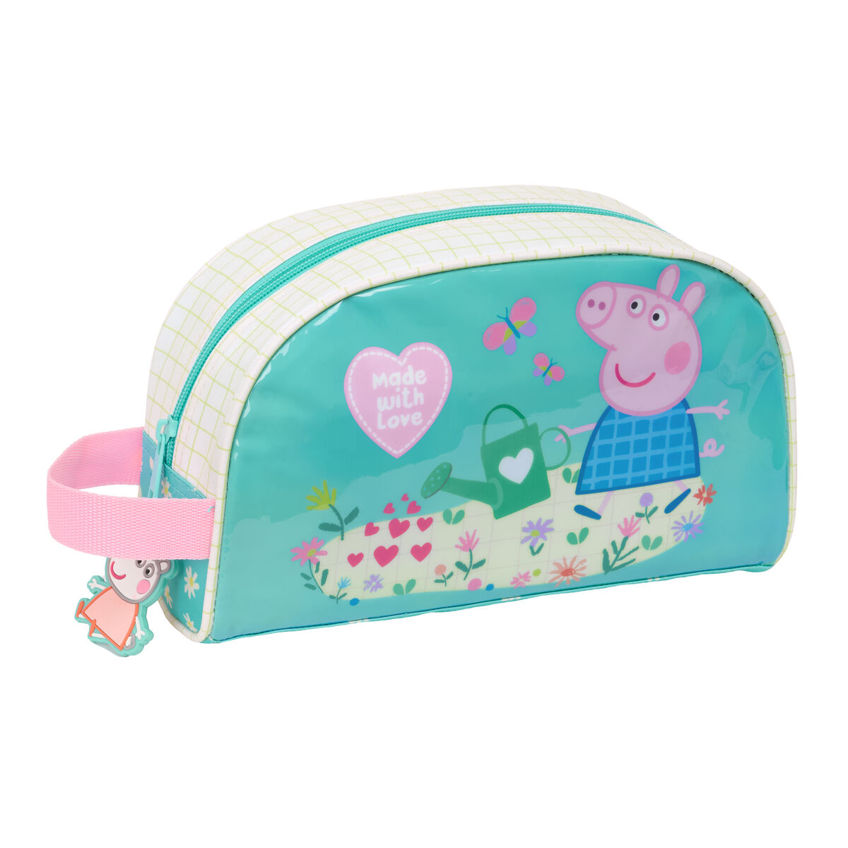 Neceser de Viaje Peppa Pig Pretty flowers Amarillo Menta 26 x 16 x 9 cm