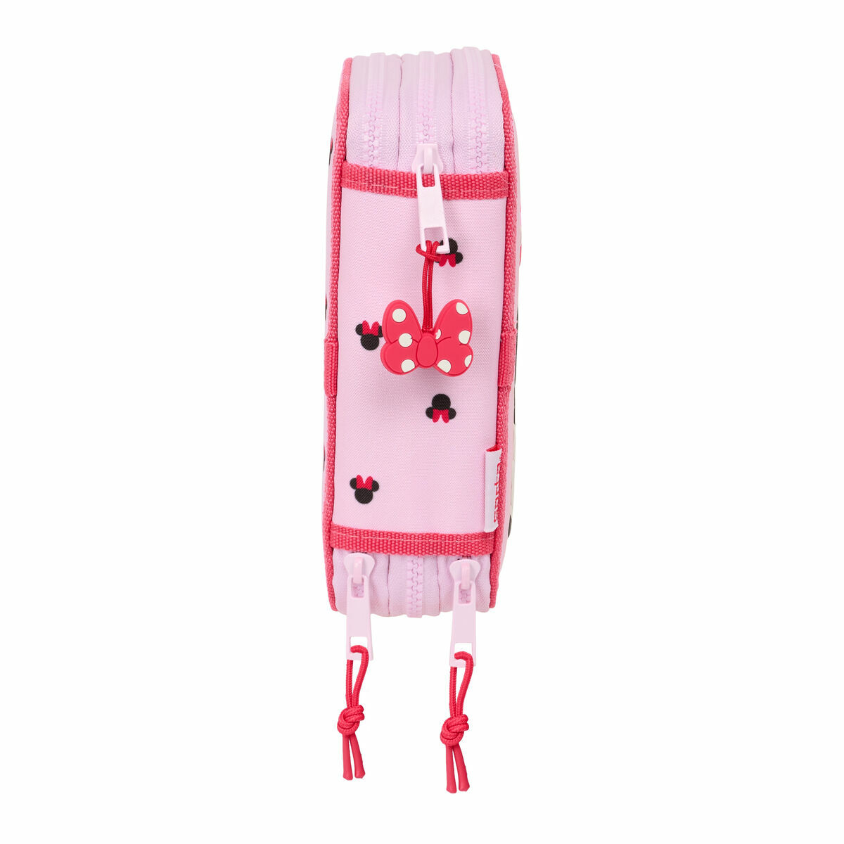 Plumier Triple Minnie Mouse Naive Rosa 12,5 x 19,5 x 5,5 cm 37 Piezas