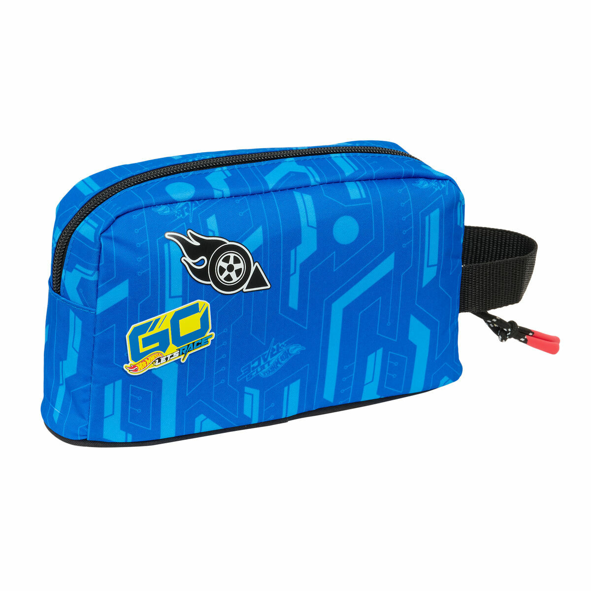 Portameriendas Térmico Hot Wheels Let's race Azul Negro 21,5 x 12 x 6,5 cm