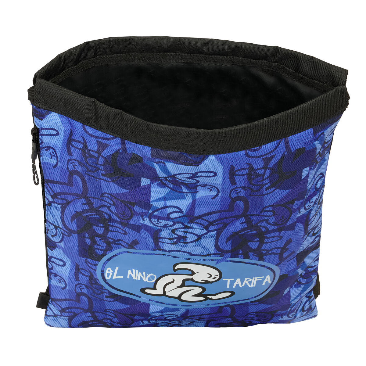 Bolsa Mochila con Cuerdas El Niño Roller Azul Negro 35 x 40 x 1 cm