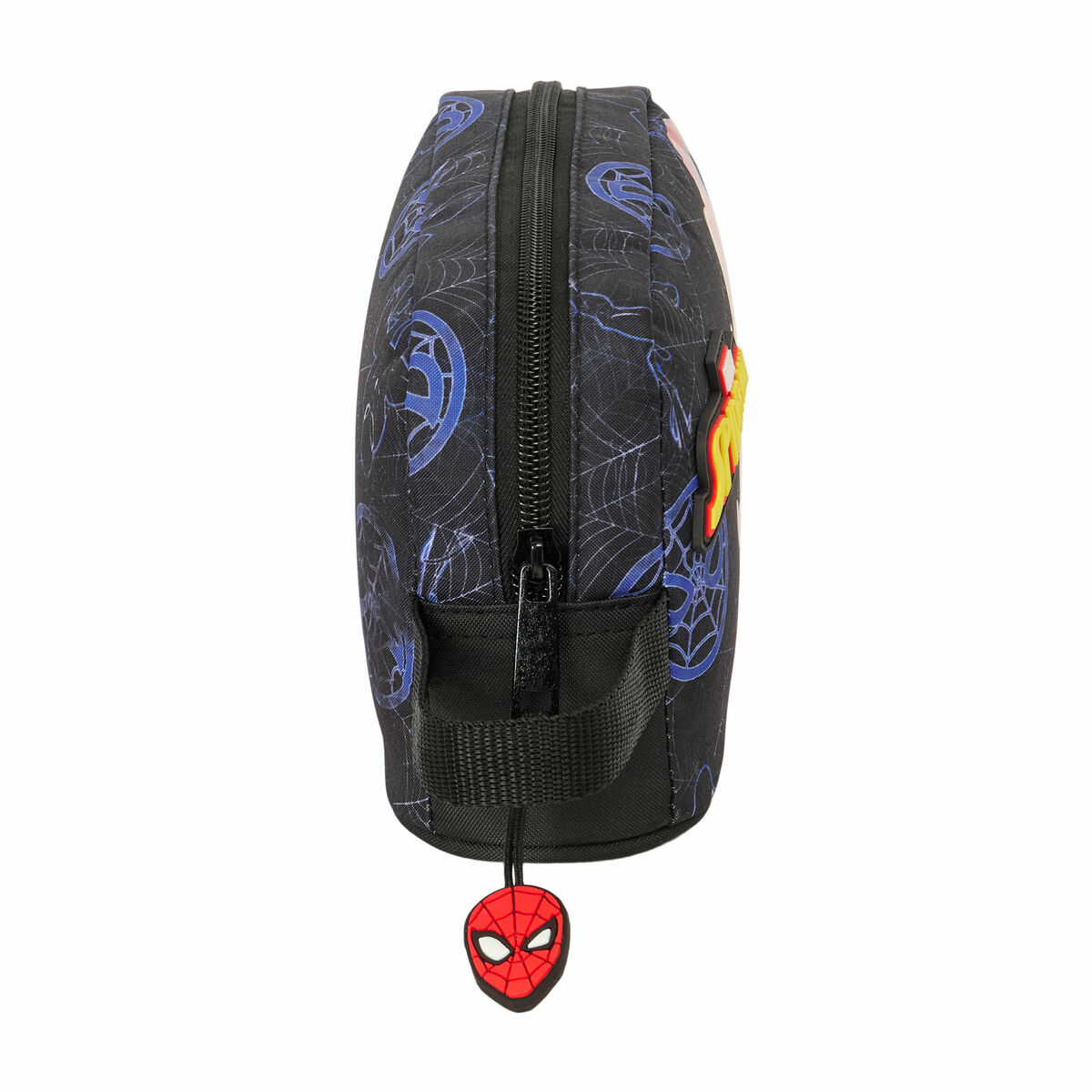 Portameriendas Térmico Spider-Man Attack Negro 21,5 x 12 x 6,5 cm