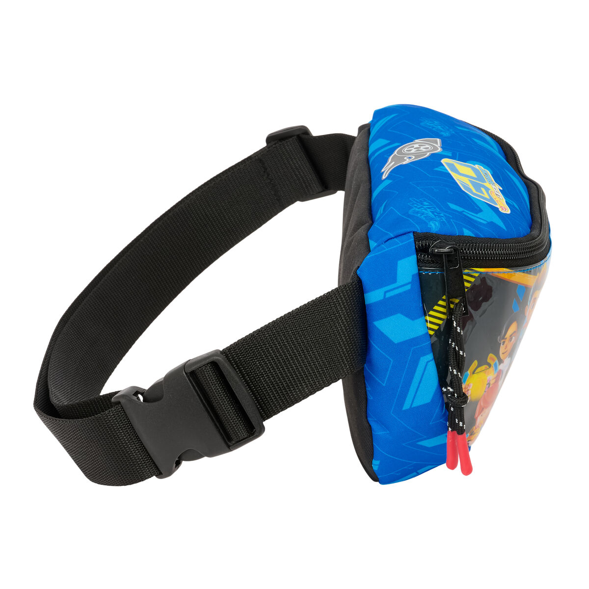 Riñonera Hot Wheels Let's race Azul Negro 23 x 14 x 9 cm