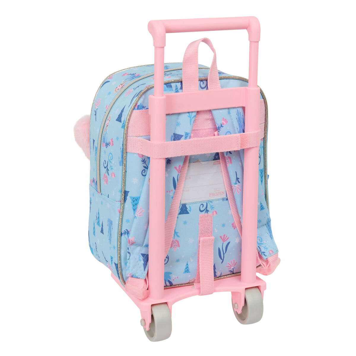 Mochila Escolar con Ruedas Frozen Ice magic Azul 22 x 27 x 10 cm