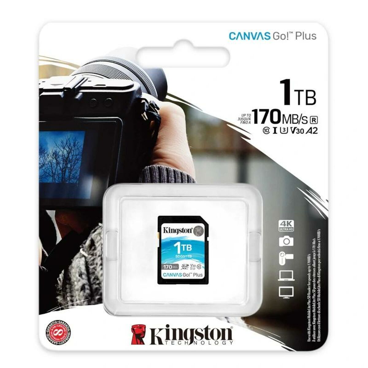 Tarjeta de Memoria SDXC Kingston SDG3/1TB 1 TB