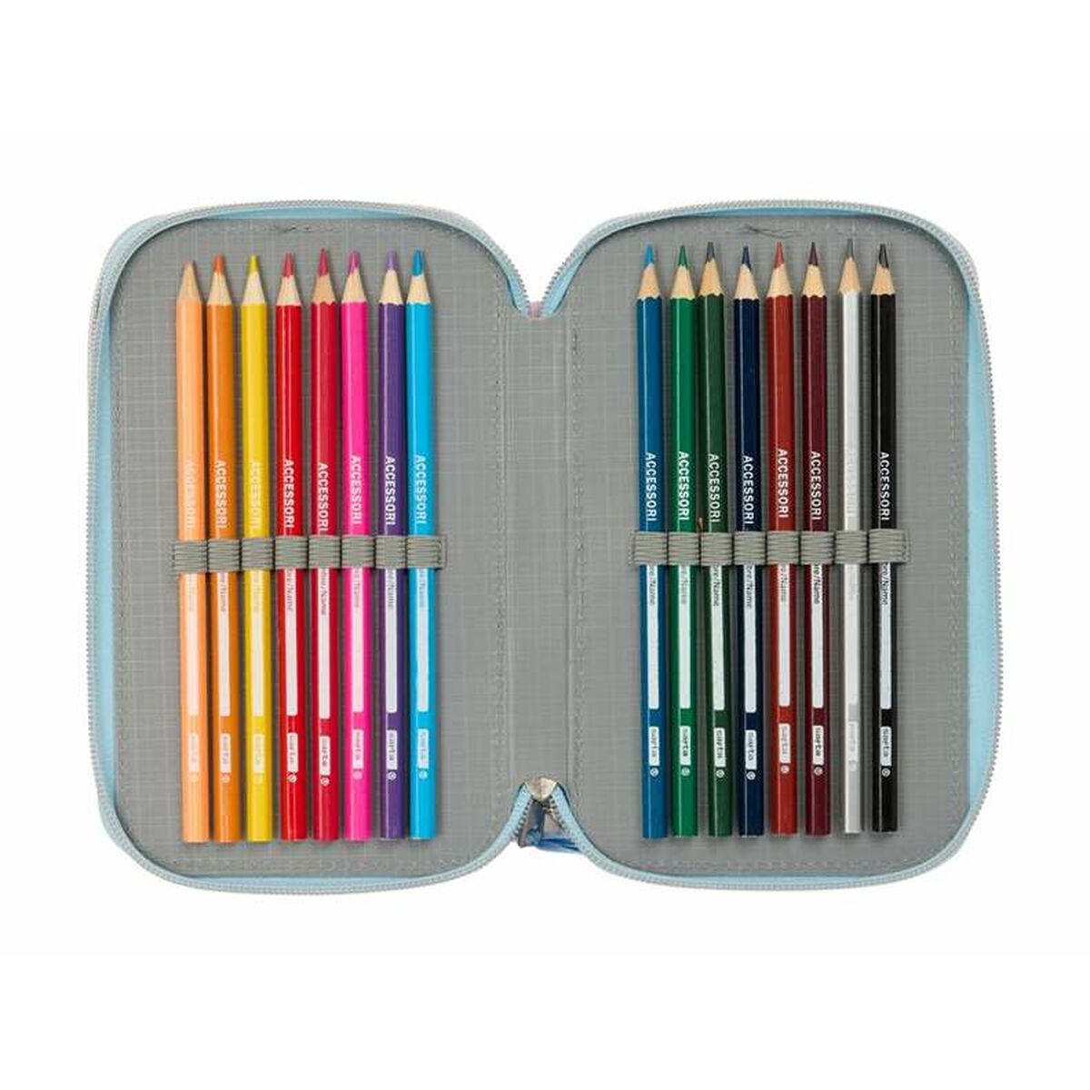 Plumier Triple Frozen Ice magic 12,5 x 19,5 x 5,5 cm