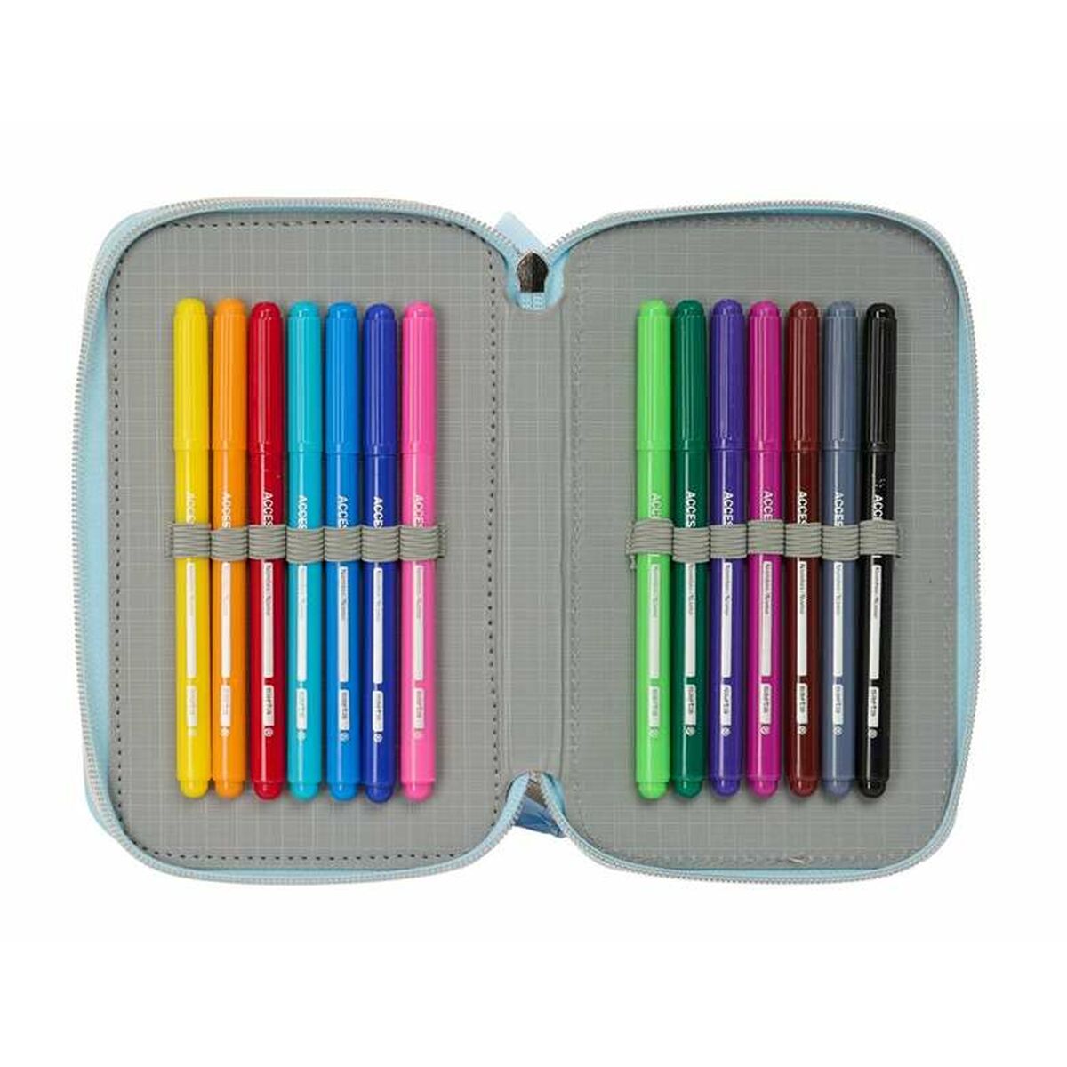 Plumier Triple Frozen Ice magic 12,5 x 19,5 x 5,5 cm