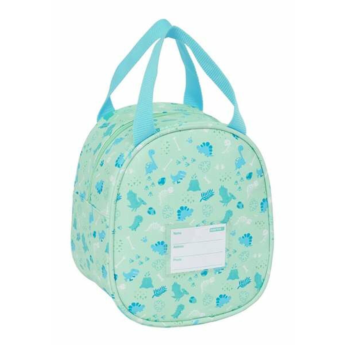 Neceser Infantil Safta Verde Dinosaurio 19 x 22 x 14 cm