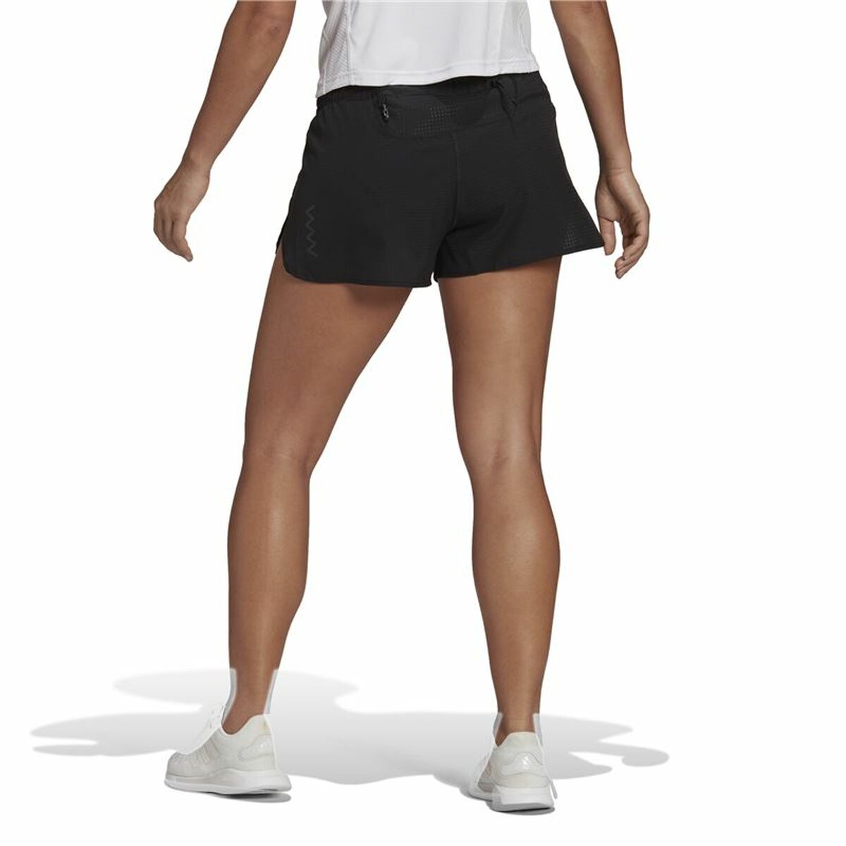 Pantalones Cortos Deportivos para Mujer Adidas Rnfastrt Ib Mujer Negro