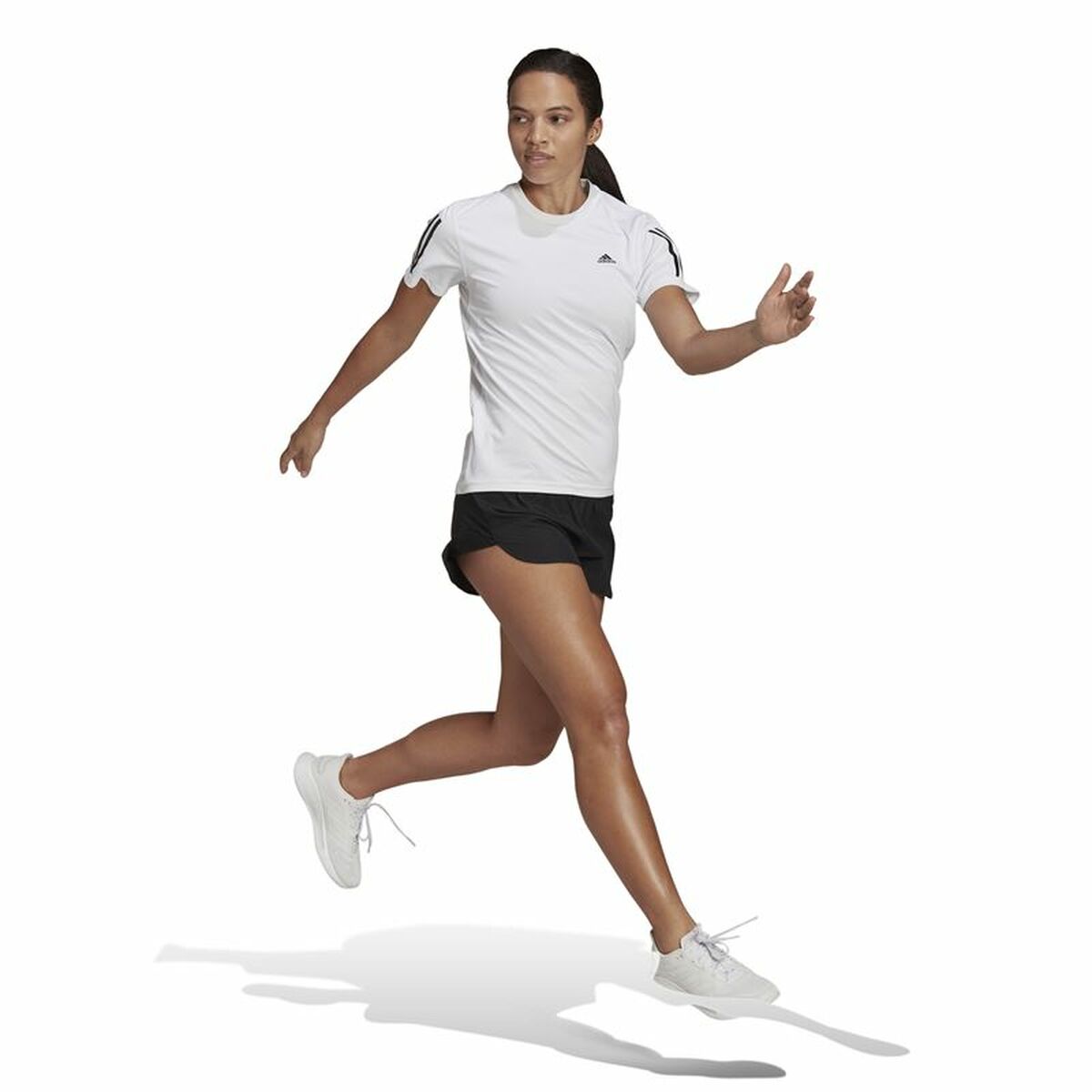 Pantalones Cortos Deportivos para Mujer Adidas Rnfastrt Ib Mujer Negro