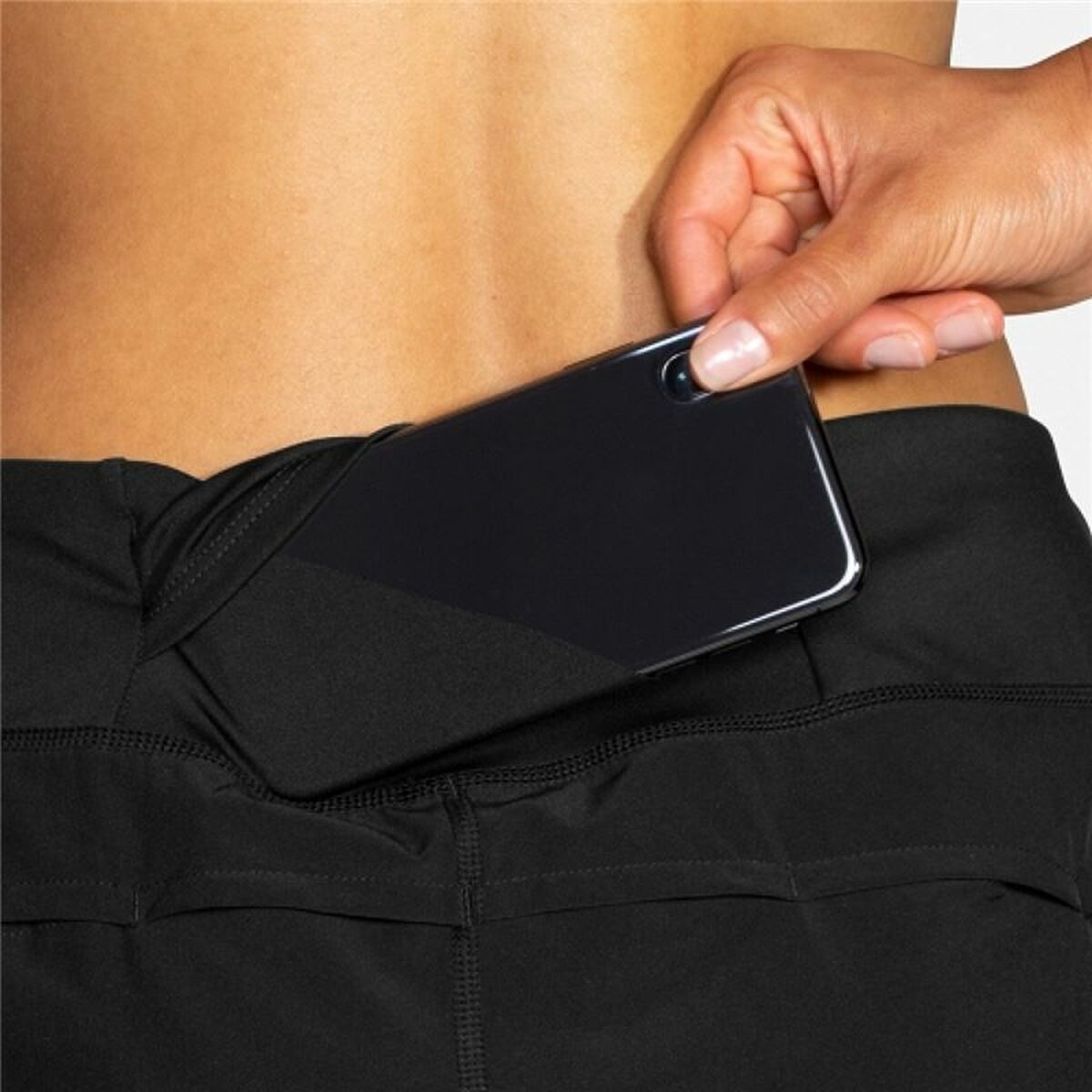 Pantalones Cortos Deportivos para Mujer Brooks Chaser 5" Negro