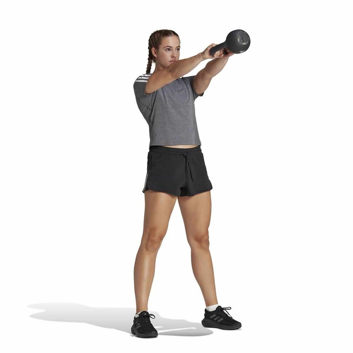 Pantalones Cortos Deportivos para Mujer Adidas Essentials Negro