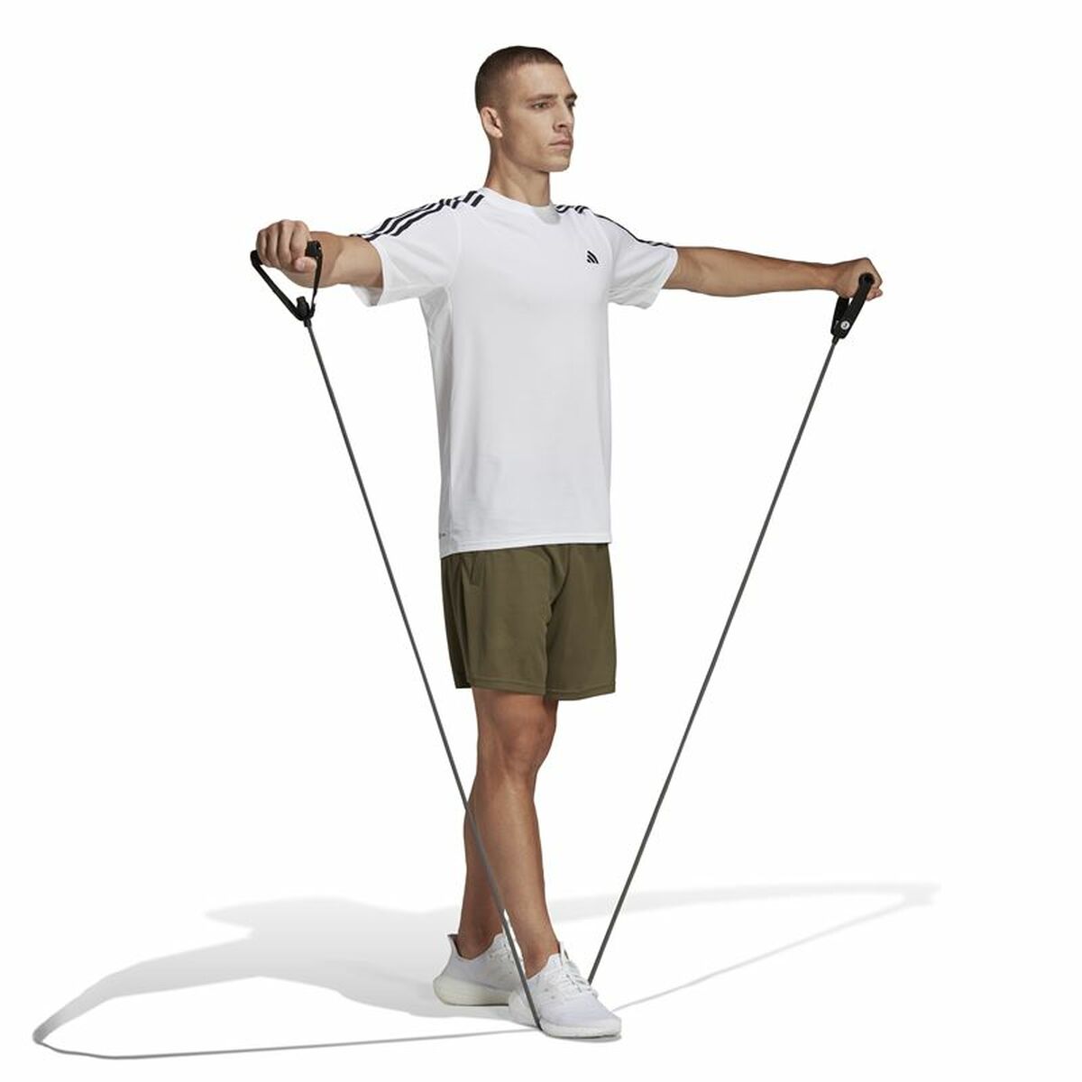 Pantalones Cortos Deportivos para Hombre Adidas Essentials Castaño