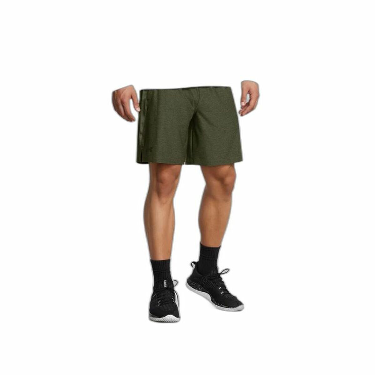 Pantalones Cortos Deportivos para Hombre Under Armour Tech Vent Oliva