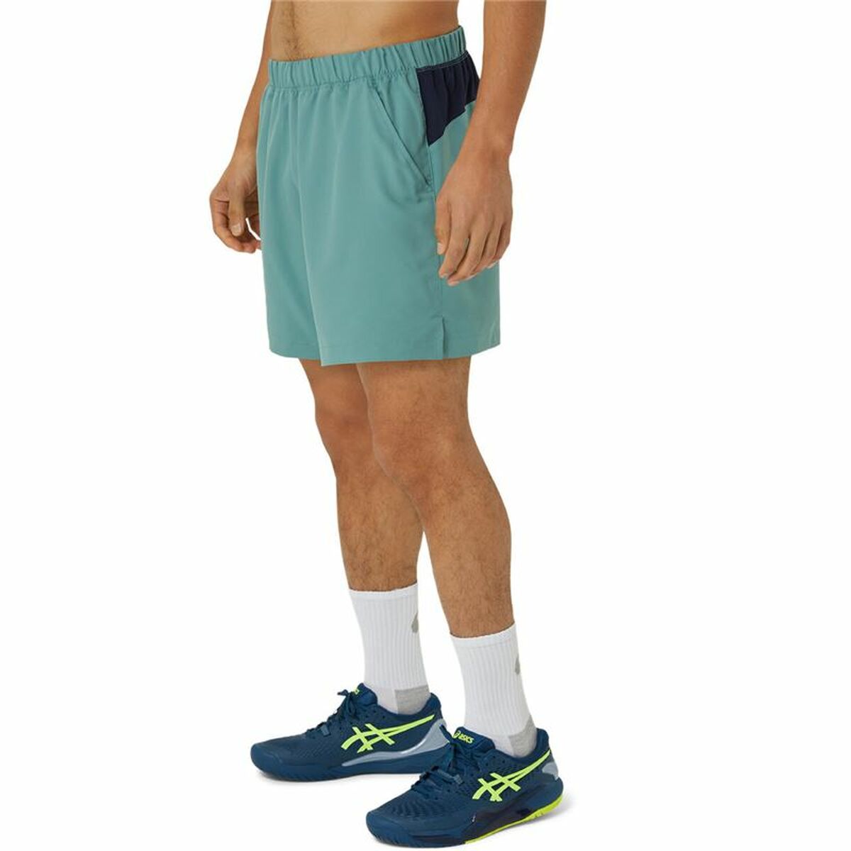 Pantalones Cortos Deportivos para Hombre Asics Verde