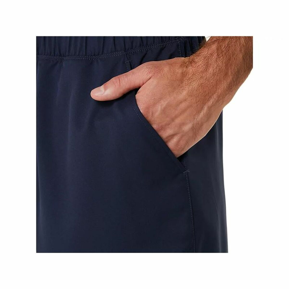 Pantalones Cortos Deportivos para Hombre Asics Court Azul marino