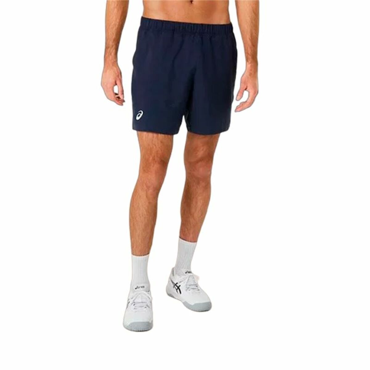 Pantalones Cortos Deportivos para Hombre Asics Court Azul marino