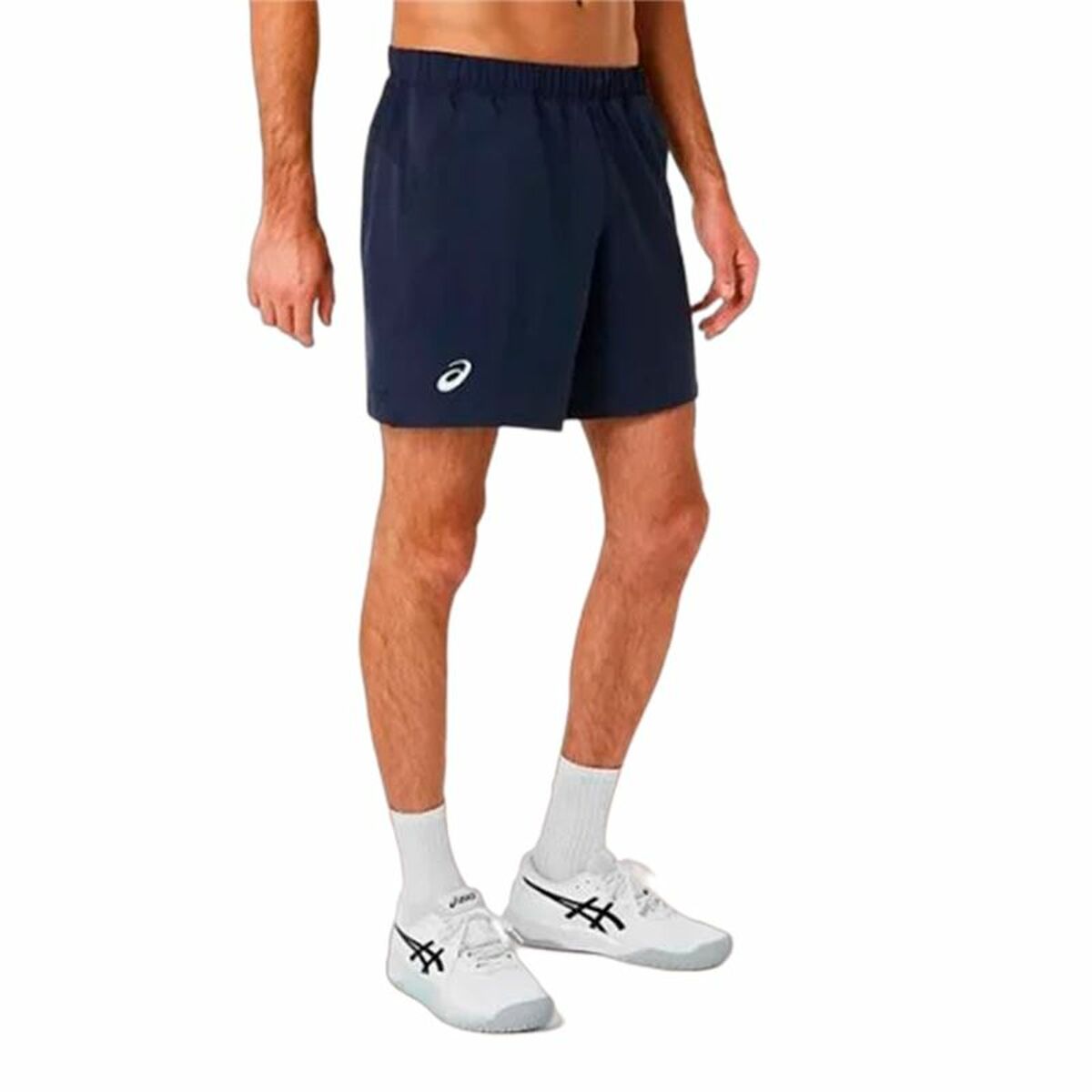 Pantalones Cortos Deportivos para Hombre Asics Court Azul marino