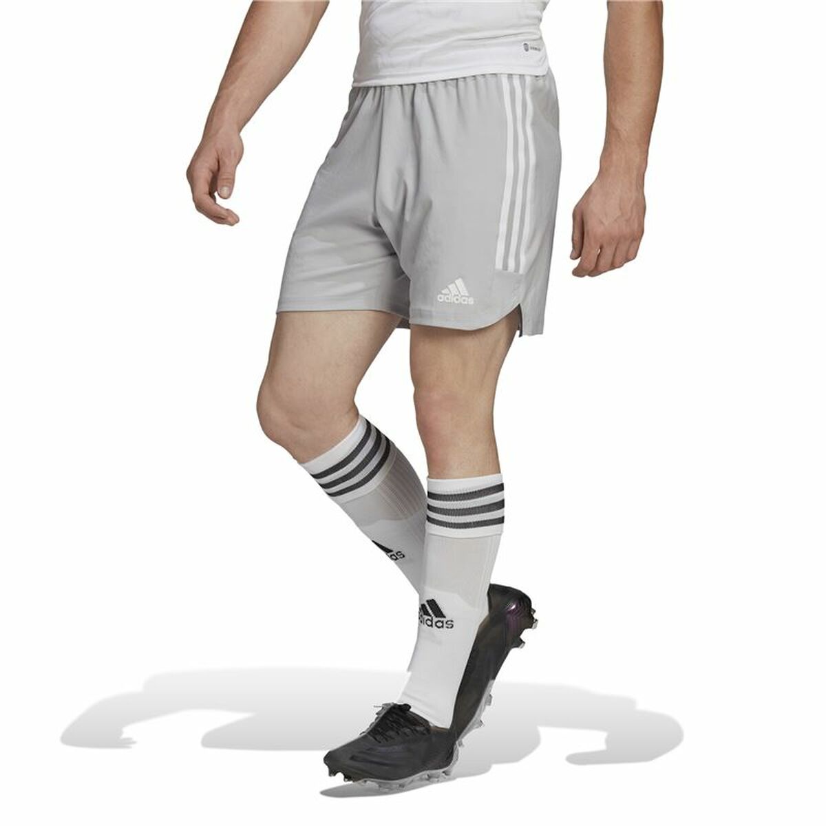 Pantalón de Entrenamiento de Fútbol para Adultos Adidas Con22 Md Gris