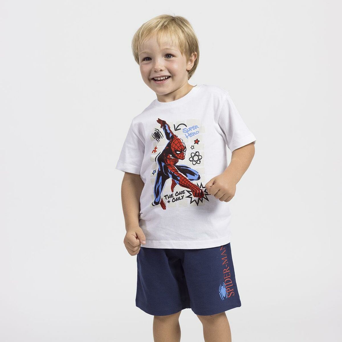 Conjunto de Ropa Spider-Man Blanco