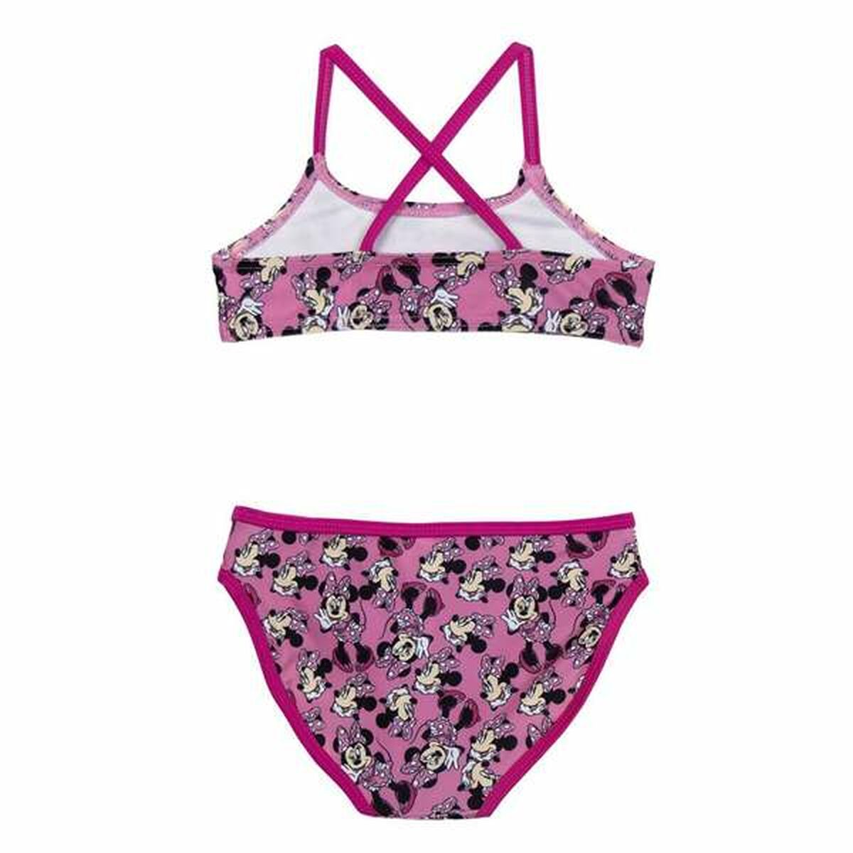 Bikini-Braga Para Niñas Minnie Mouse Rosa