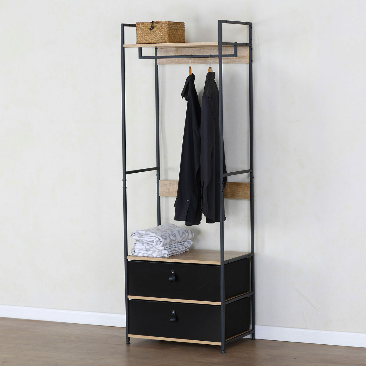 Armario Max Home Tela Acero Melamina Aglomerado 60 x 175 x 40 cm