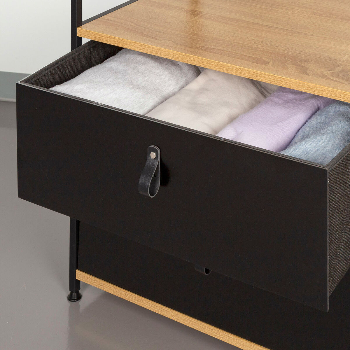 Armario Max Home Tela Acero Melamina Aglomerado 60 x 175 x 40 cm