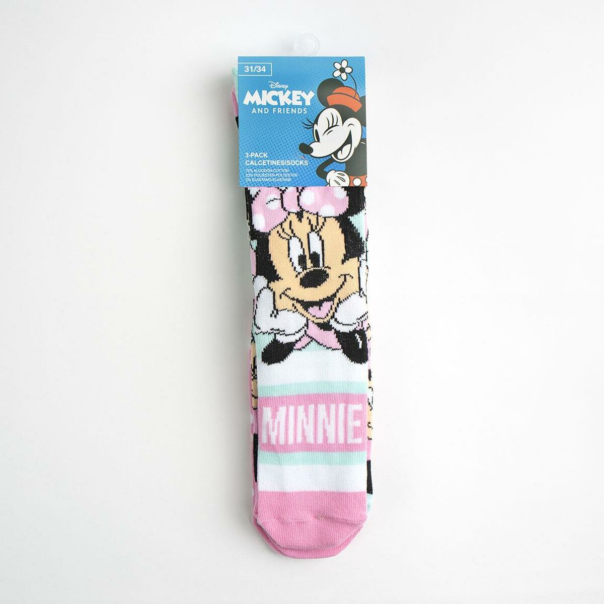 Calcetines Minnie Mouse 3 pares