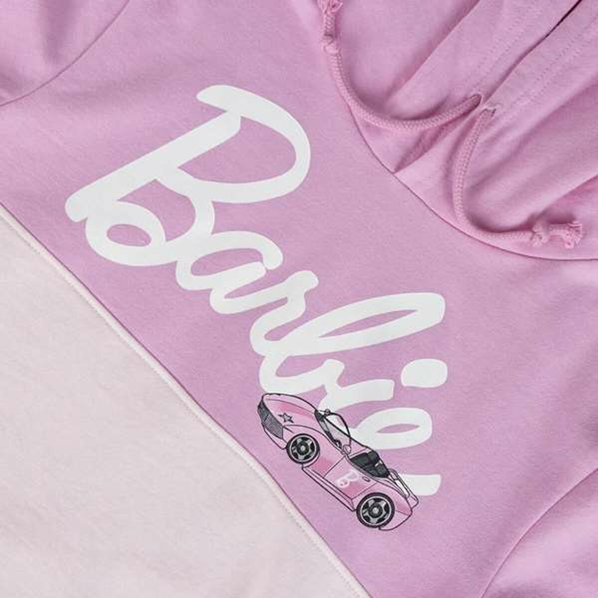 Sudadera con Capucha Niña Barbie Rosa