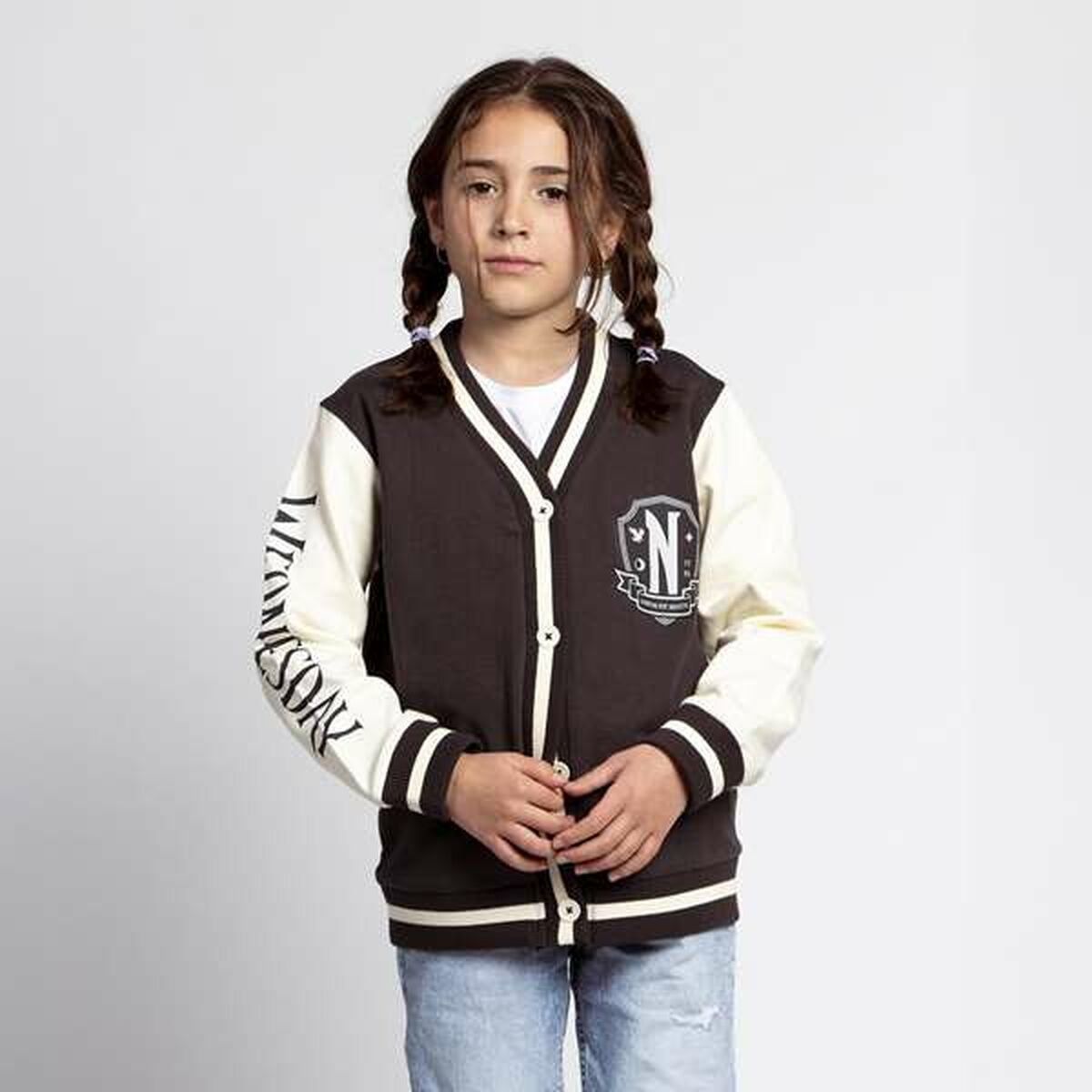 Chaqueta de Chándal para Niños Wednesday Gris oscuro