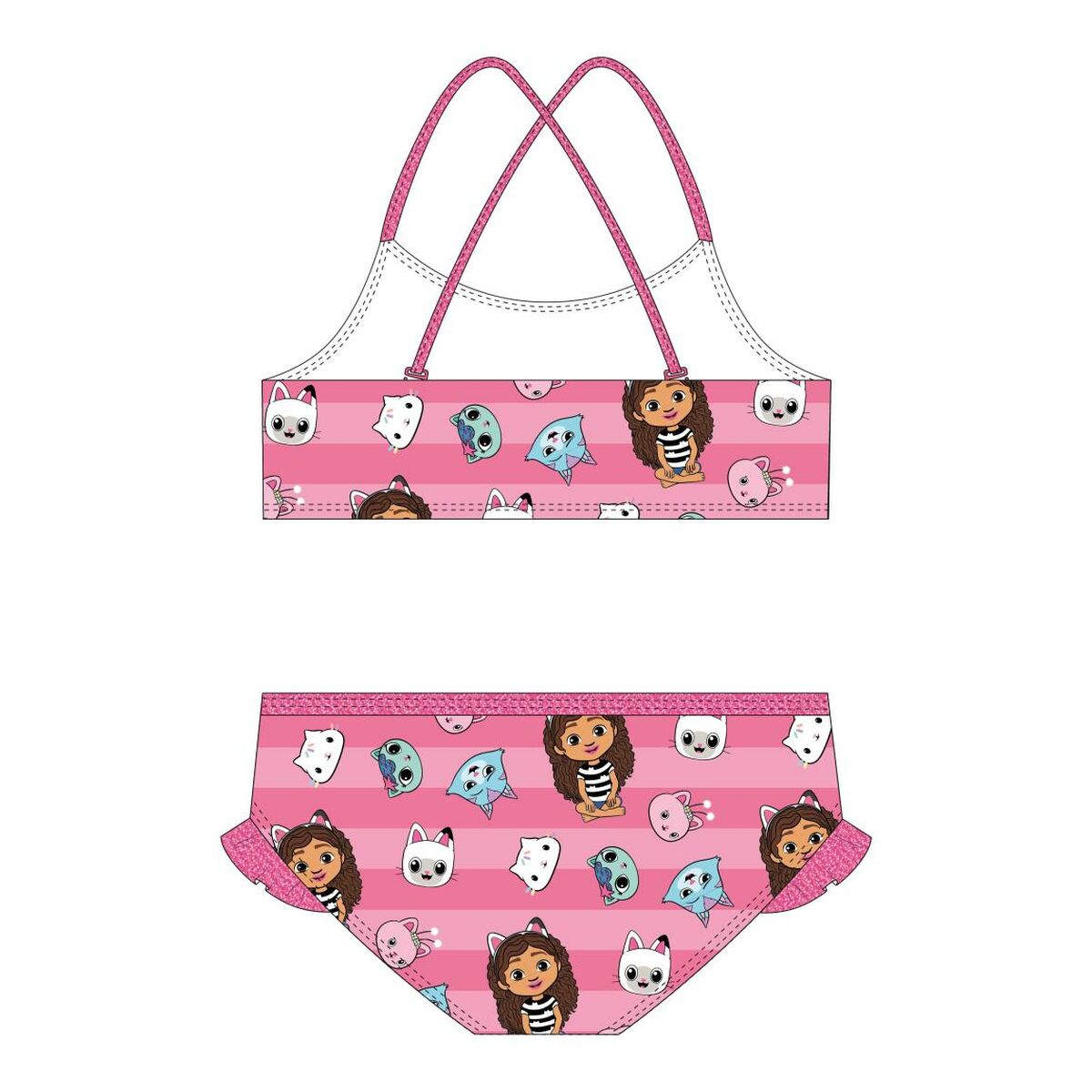 Bikini Gabby's Dollhouse Rosa