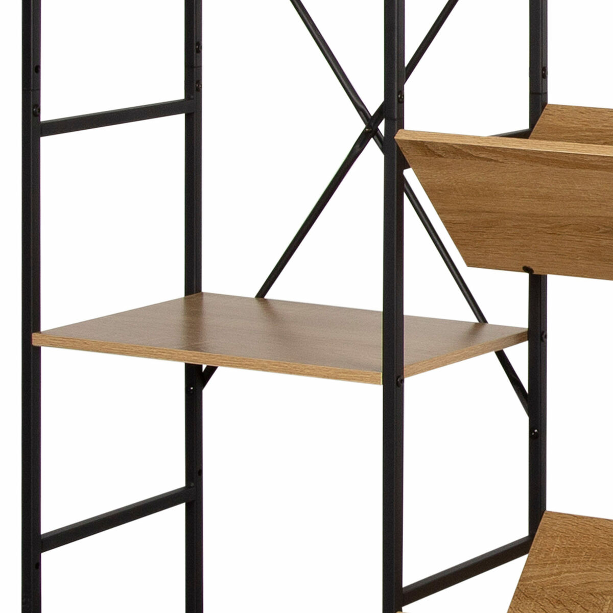 Estantería Max Home Acero Melamina Aglomerado 125 x 150 x 27 cm