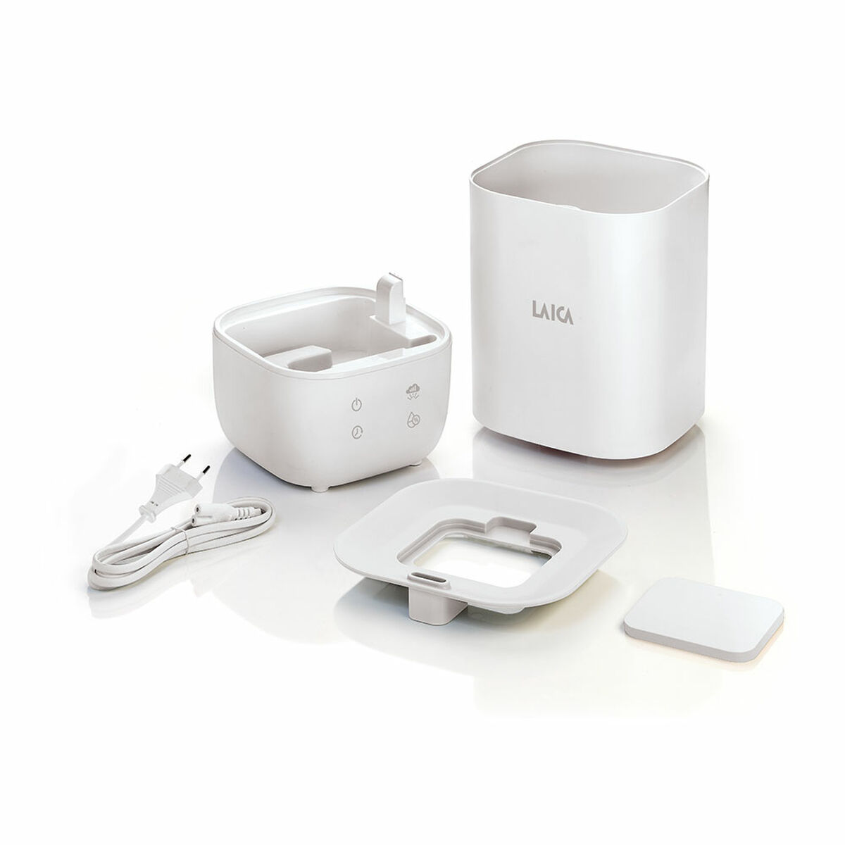 Humidificador Ultrasónico Difusor de Aromas con LED LAICA 25 W 3,3 L Blanco