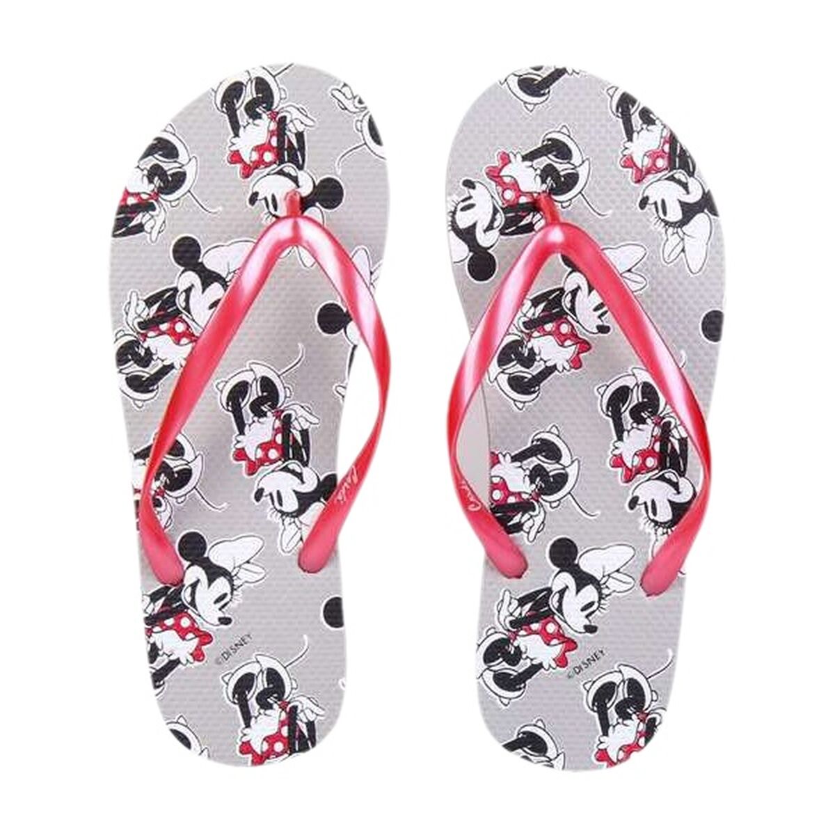 Sandalias Infantiles Minnie Mouse Gris