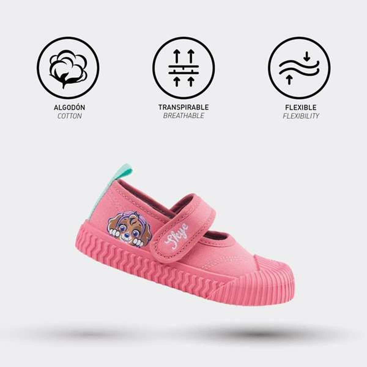 Zapatillas Bailarinas para Niña The Paw Patrol Rosa