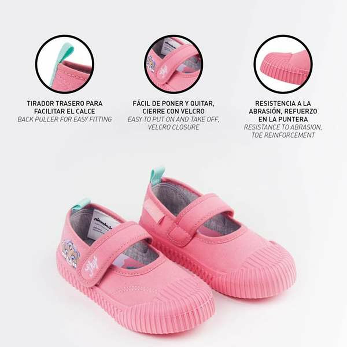 Zapatillas Bailarinas para Niña The Paw Patrol Rosa