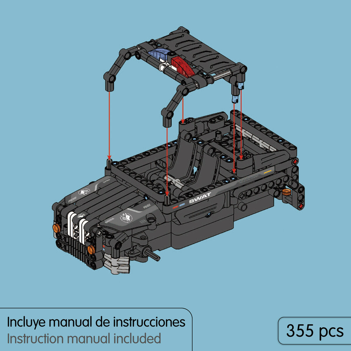 Juego de Construcción IM Master 355 Piezas