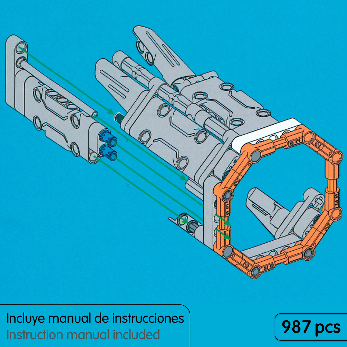 Juego de Construcción IM Master 987 Piezas