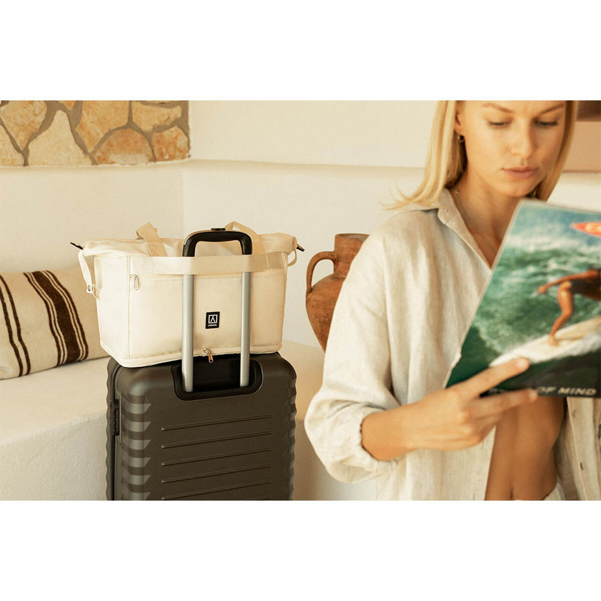 Bolsa de Viaje Numada Beige 35 L