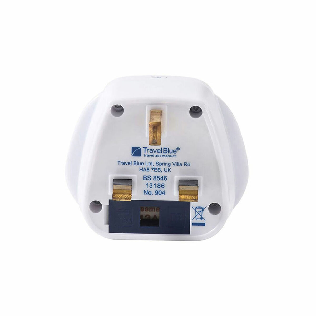 Adaptador de Enchufe Universal de Viaje Travel Blue TB-904 Reino Unido