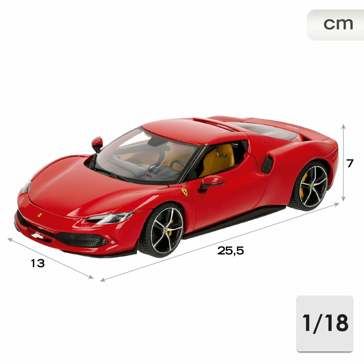 Coche Bburago Ferrari 296 GTB 1:18