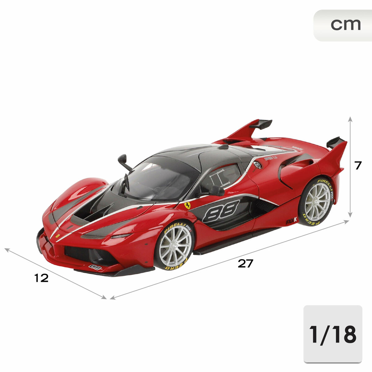 Coche Bburago Ferrari FXX K #88 1:18