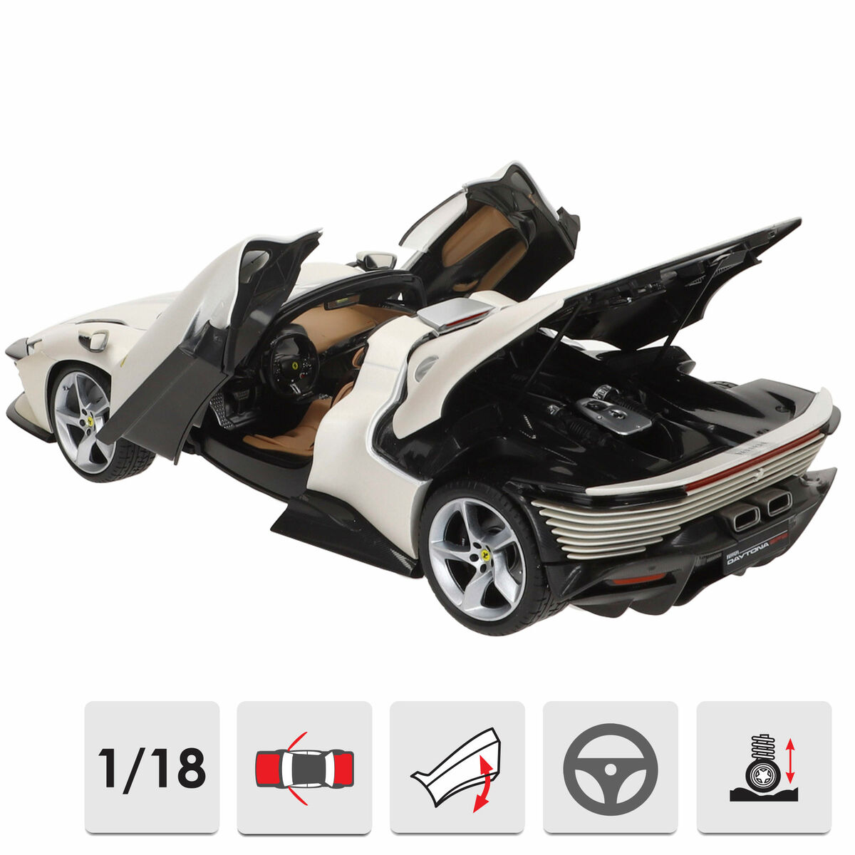 Coche Bburago Ferrari Daytona SP 1:18